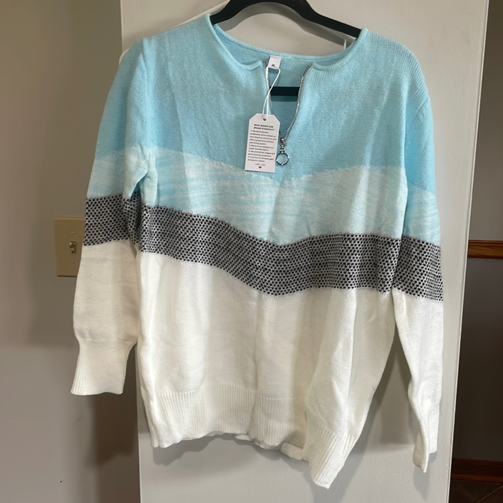 Blue sweater